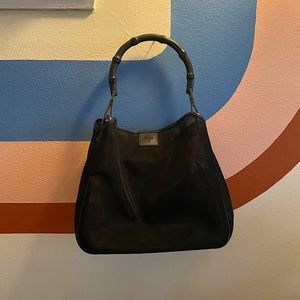 Black Mesh Gucci bag